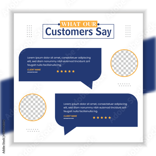 client testimonial card customer feedback card with star rating for web