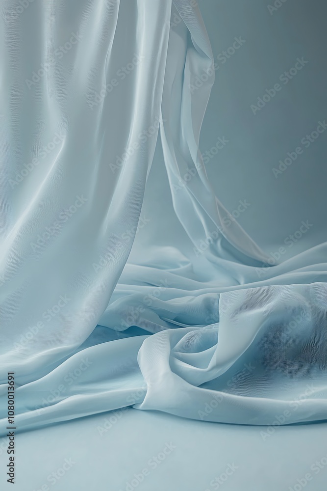 Light blue background with soft tones