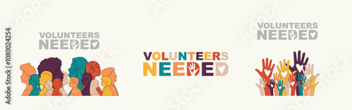 Volunteers Needed set.