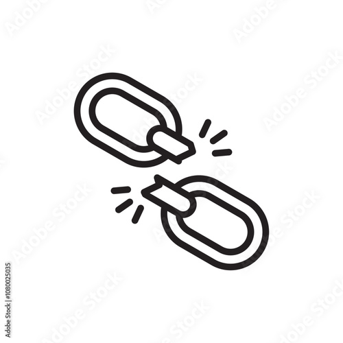 Weakness icon outline set sign