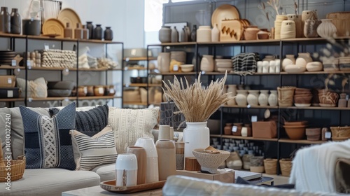 Cozy Home Decor Store with Modern Rustic Aesthetic