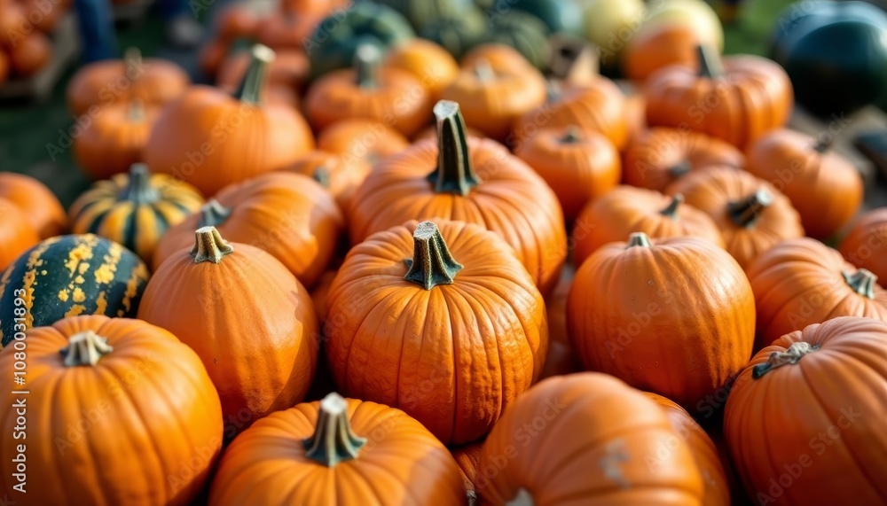 Autumns bounty A vibrant array of pumpkins Autumns bounty A vibrant array of pumpkins