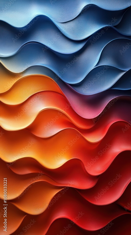 Abstract waves in vibrant colors create a dynamic visual flow. Abstract waves in vibrant colors create a dynamic visual flow.