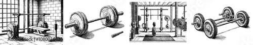 In isometric view, a hurdle is shown.