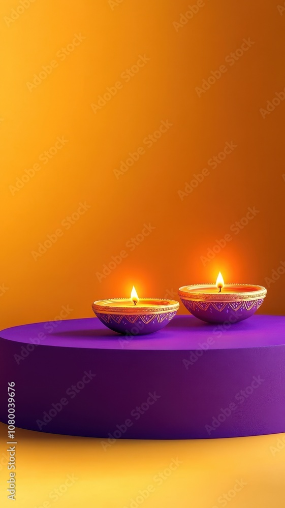 Banner design for diwali festival and podium,Diwali light decoration candle with fireworks,Stage,Product display Showcase design sparkle background,Deepavali,Dipavali,3D podium illustration. Banner design for diwali festival and podium,Diwali light decoration candle with fireworks,Stage,Product display Showcase design sparkle background,Deepavali,Dipavali,3D podium illustration.
