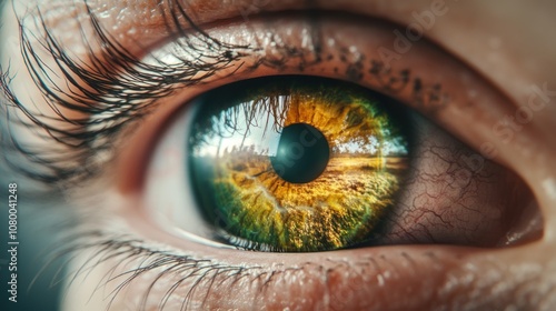 Explore the intricate beauty of the human eye and its vibrant colors