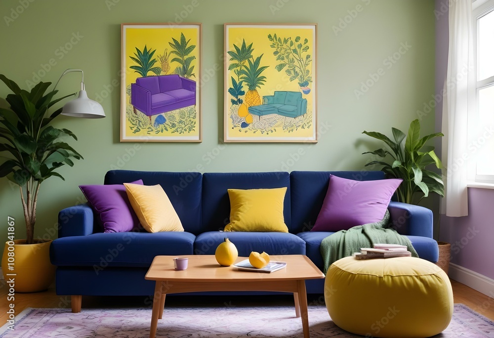 modern living room with sofa modern living room with sofa