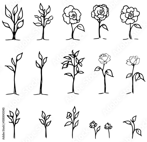 A TREE SAFELY SET IN THE COLOR STYLE, A CAMELLIA SAFELY SET IN THE COLOR STYLE