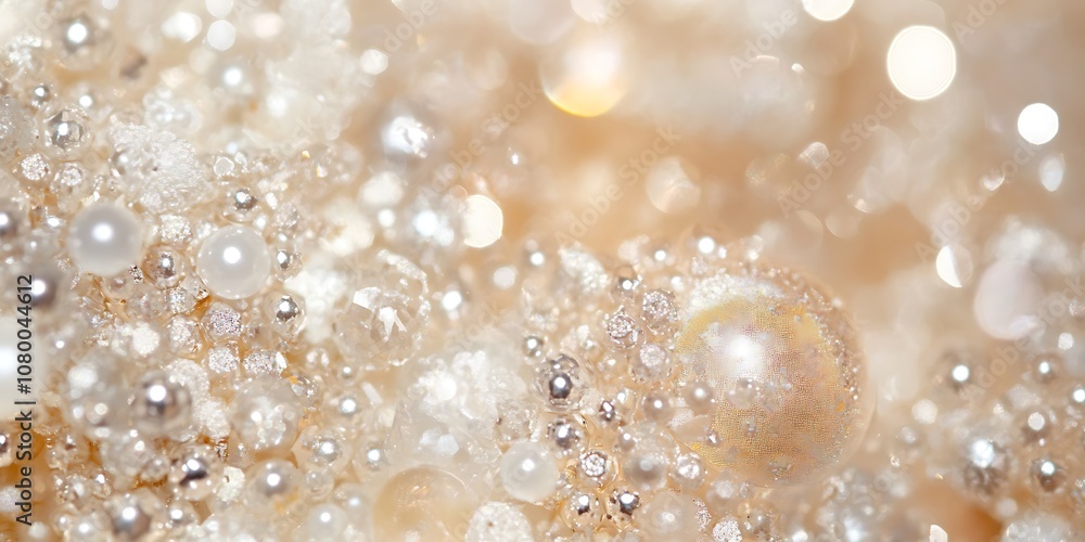 Champagne and ivory background with soft bokeh sparkles. Champagne and ivory background with soft bokeh sparkles.
