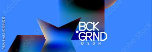 Fluid color geometric shapes abstract background. Vector Illustration For Wallpaper, Banner, Background, Card, Book Illustration, landing page