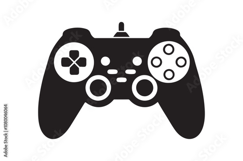 Game controller silhouette vector bundle illustration, Game controller silhouette, Game controller silhouette PNG