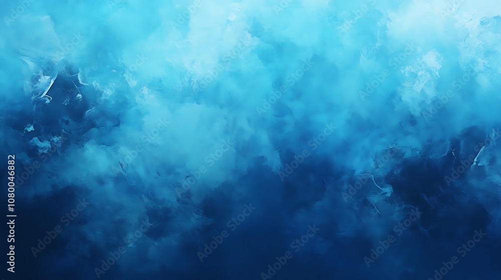 Fototapeta premium Abstract cool blue gradient texture with smooth transitions for backgrounds