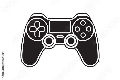 Game controller silhouette vector bundle illustration, Game controller silhouette, Game controller silhouette PNG