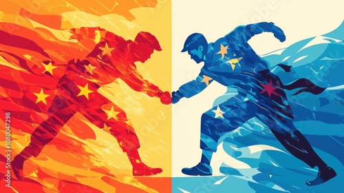 Wallpaper Mural silhouette of a horse Torontodigital.ca