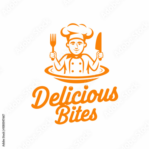 Food Vector Logo, Food Concept, Food Shop Logo, Vector Design