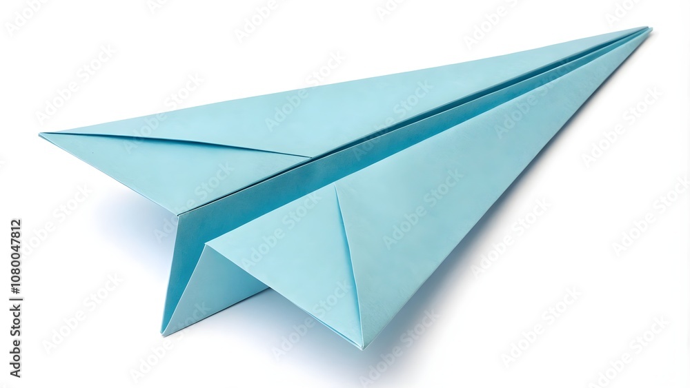 Origami paper airplane isolated on white, White paper airplane in flight cut out
Origami paper airplane isolated on white, White paper airplane in flight cut out