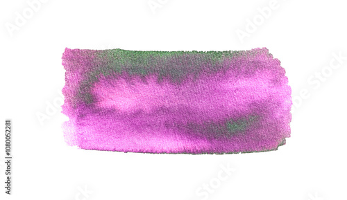 Vibrant purple and green watercolor texture background for creative design projects.
