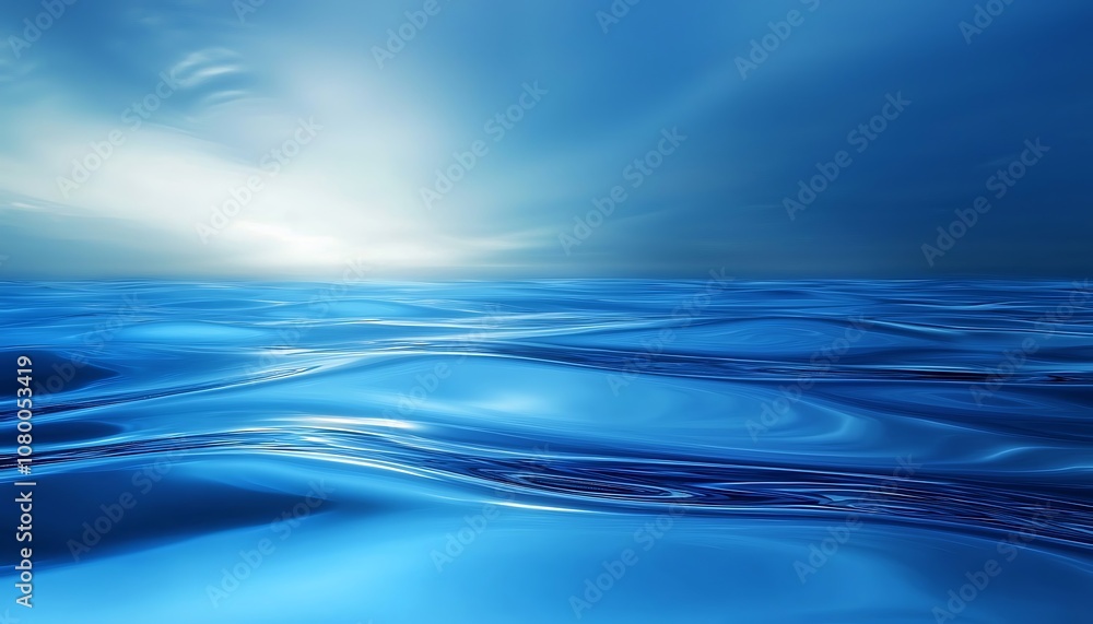 Smooth blue gradient background, calm and abstract Smooth blue gradient background, calm and abstract