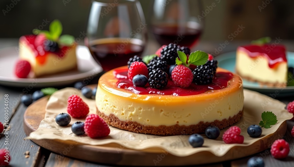 Delicious dessert perfect for a romantic evening Delicious dessert perfect for a romantic evening