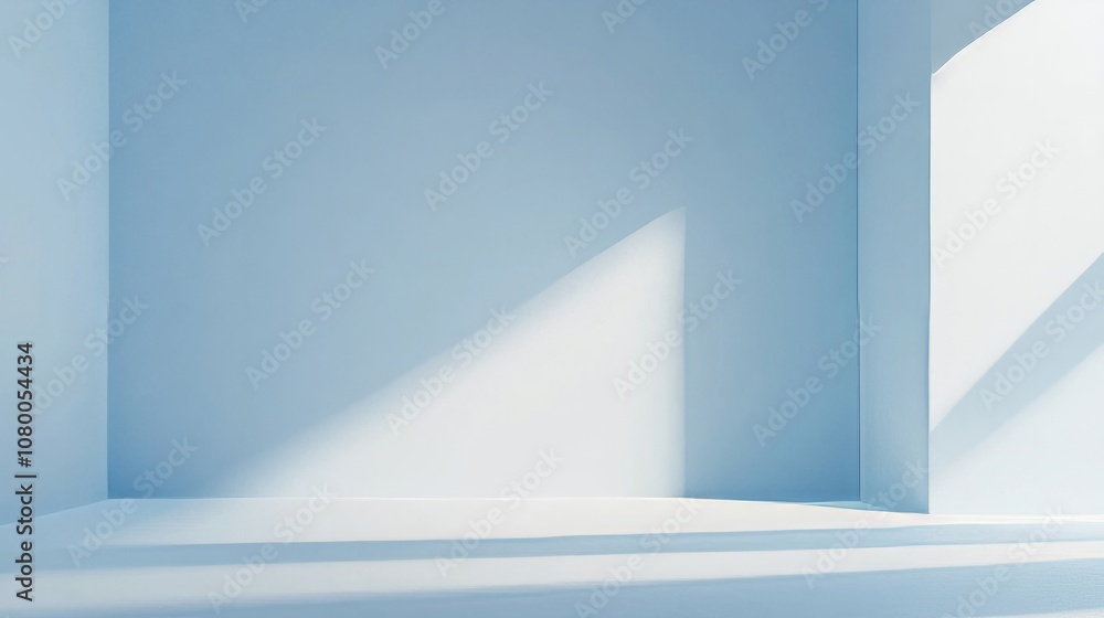 A minimalist light blue background with soft gradients providing copy space A minimalist light blue background with soft gradients providing copy space