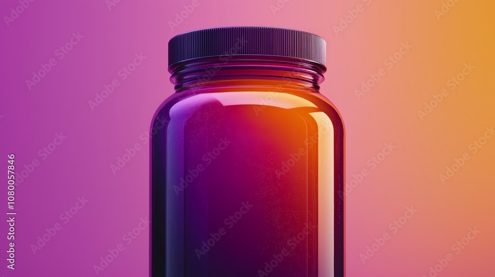 Fitness supplement jar branding Fitness supplement jar branding