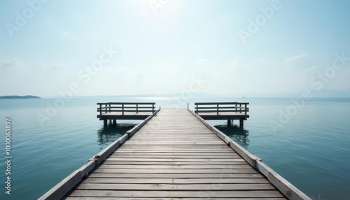  Peaceful dock in serene waters