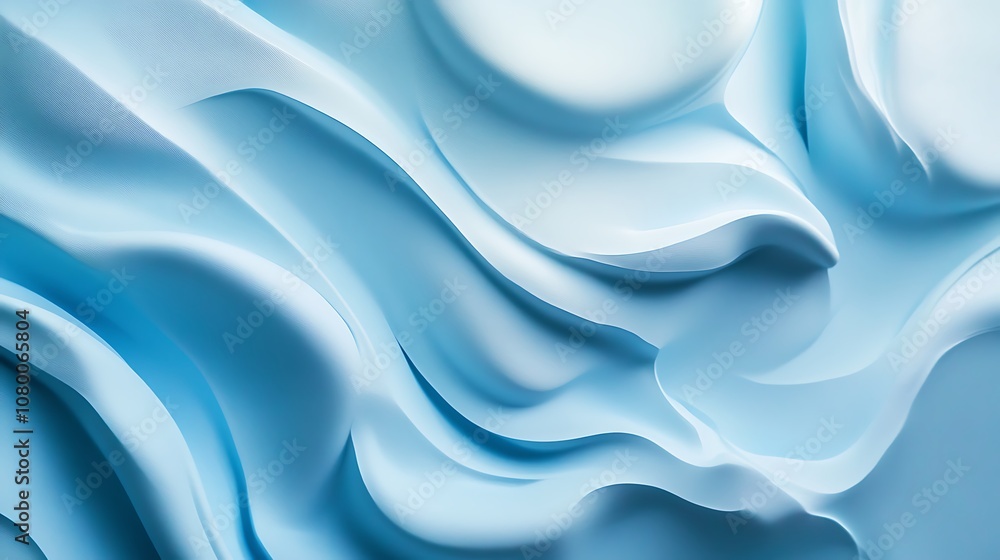 Obraz premium Abstract pale blue texture with smooth gradient for refreshing backgrounds