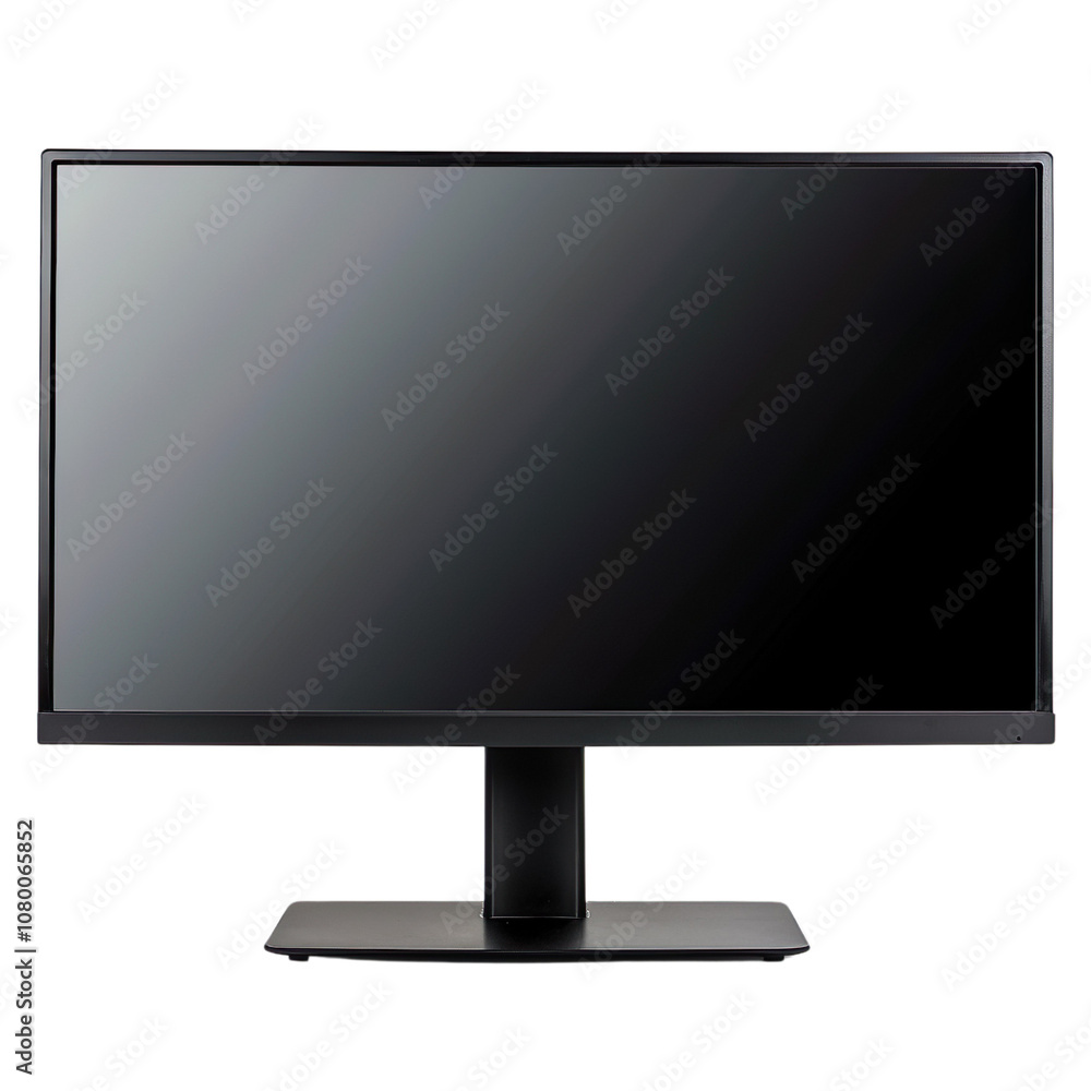 Monitor isolated on a transparent background Monitor isolated on a transparent background