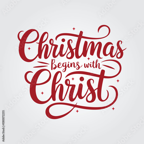 Happy new year Christmas calligraphy  t shirt design