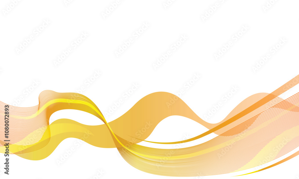 Orange curve abstract wave background design Orange curve abstract wave background design