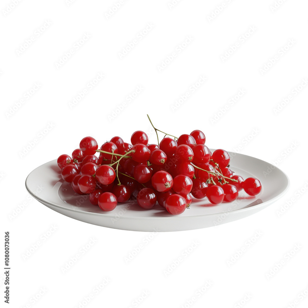Glossy Red Currants on White Plate, Vibrant and Fresh Summer Berry Snack or Garnish PNG Icon on transparent background Glossy Red Currants on White Plate, Vibrant and Fresh Summer Berry Snack or Garnish PNG Icon on transparent background