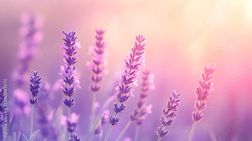 Cool lavender and pink gradient for calming background art Cool lavender and pink gradient for calming background art