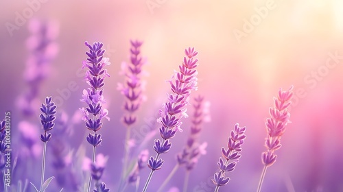 Cool lavender and pink gradient for calming background art