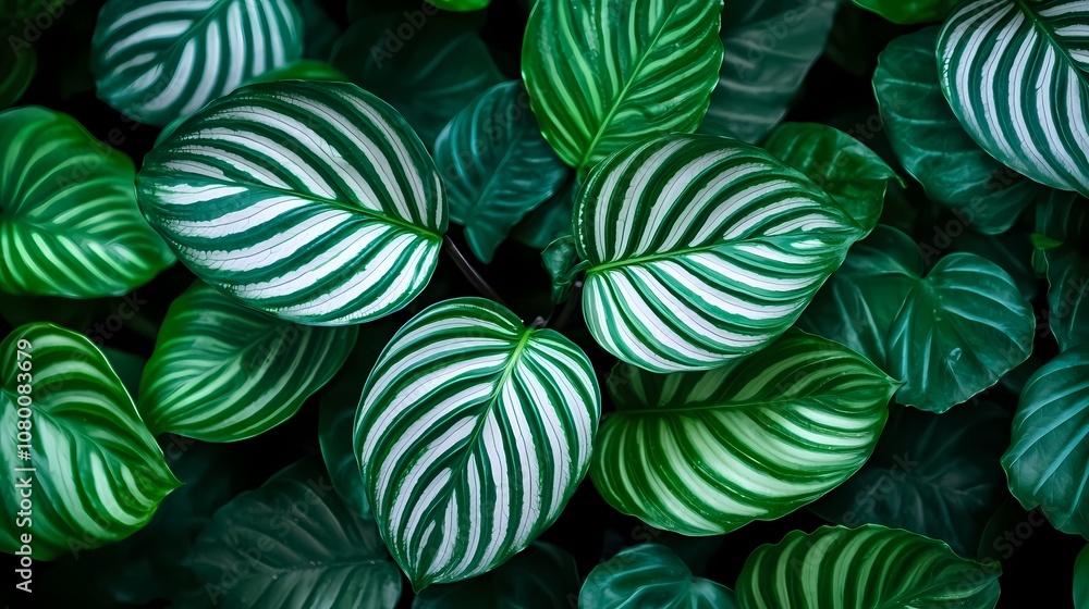 An Enchanting Display of Variegated Leaves Showcasing Nature's Beauty Through Color and Texture in a Lush Arrangement of Greens An Enchanting Display of Variegated Leaves Showcasing Nature's Beauty Through Color and Texture in a Lush Arrangement of Greens