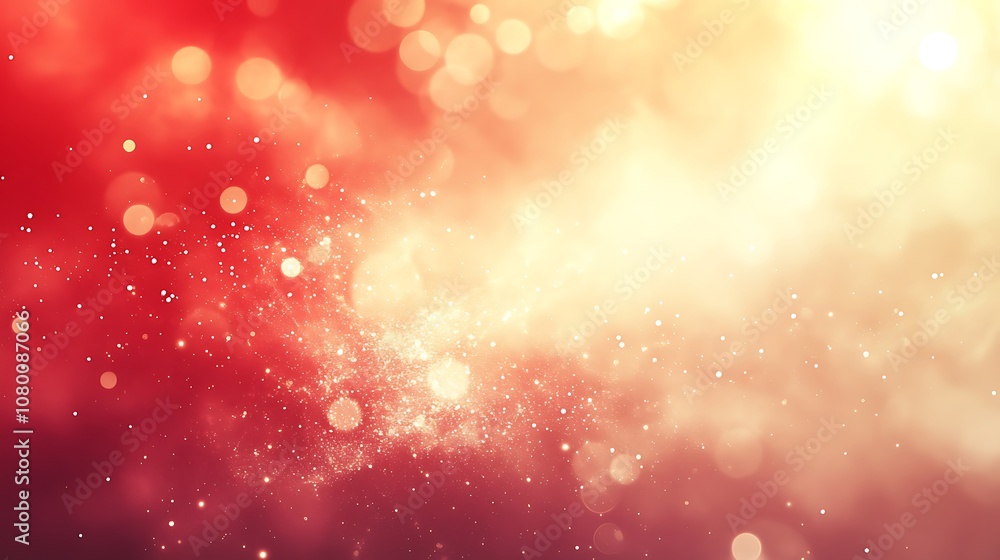 Bright red background with light smoke fog and a faint light radiance Bright red background with light smoke fog and a faint light radiance