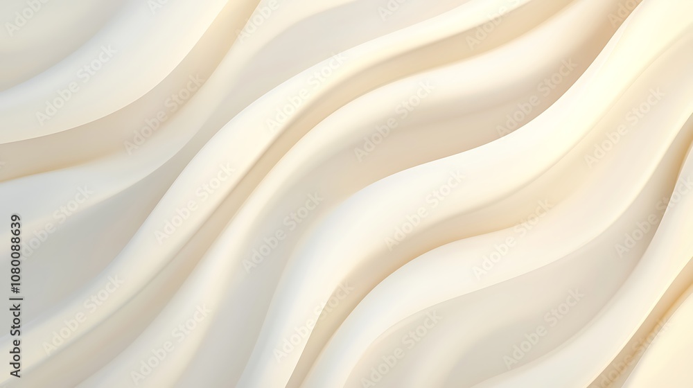 Obraz premium Soft white light background, subtle glow effect