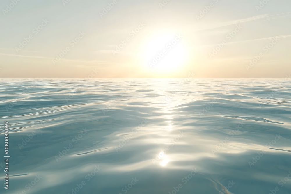 Clear water with soft sunlight reflection Clear water with soft sunlight reflection