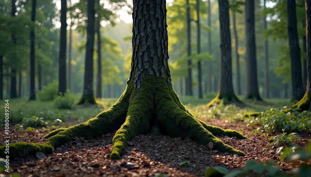 Enchanted forest where natures beauty thrives Enchanted forest where natures beauty thrives