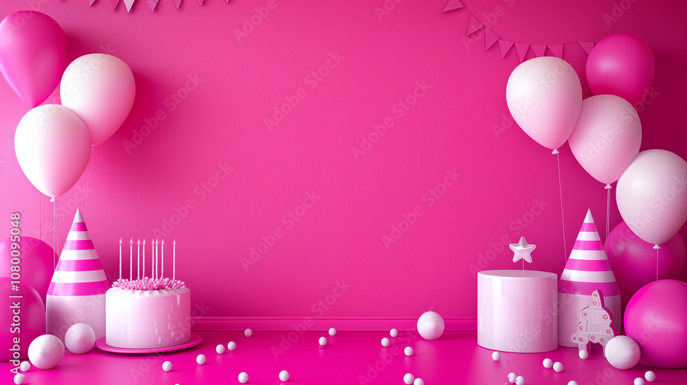 Vibrant Pink modern minimalistic interior background wall mockup 3d render
Vibrant Pink modern minimalistic interior background wall mockup 3d render