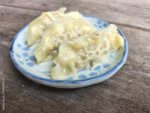 Steamed dumplings pork Chinese food