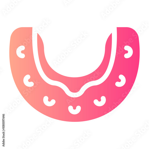 mouth guards Gradient icon