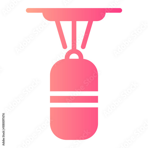 punching bag Gradient icon