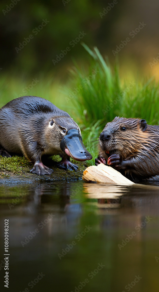 Friendship and love photos that don't require animal species (Platypus, Beaver) Friendship and love photos that don't require animal species (Platypus, Beaver)