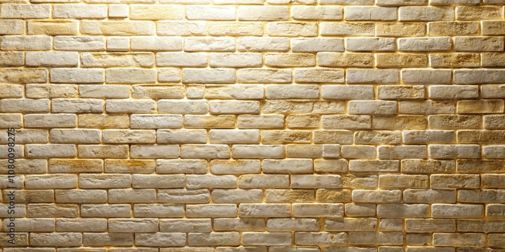 Warm Glow on a Brick Wall A Textured Background of Golden Light and Rustic Charm Warm Glow on a Brick Wall A Textured Background of Golden Light and Rustic Charm