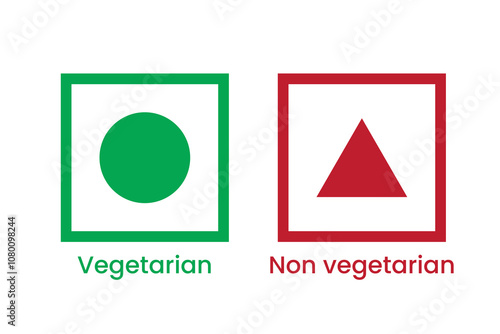 Vegetarian and Non vegetarian Emoji Icons, Check boxes for food