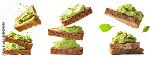 Avocado toast preparation kitchen food photography modern top-down culinary delight