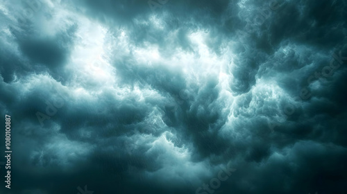 Dark Storm Clouds Abstract Background
