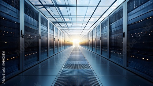 Solar-powered cooling systems for data centers to reduce carbon footprint and energy usage.