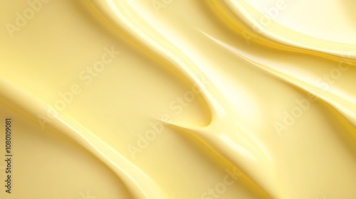 Color of light butter yellow background with a smooth matte effect