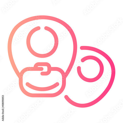 pads Line Gradient Icon